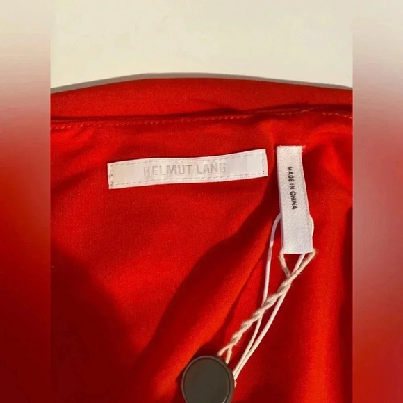 Helmut Lang Ruched Stretch Jersey Midi Dress Size Large NWT - Picture 9 of 11